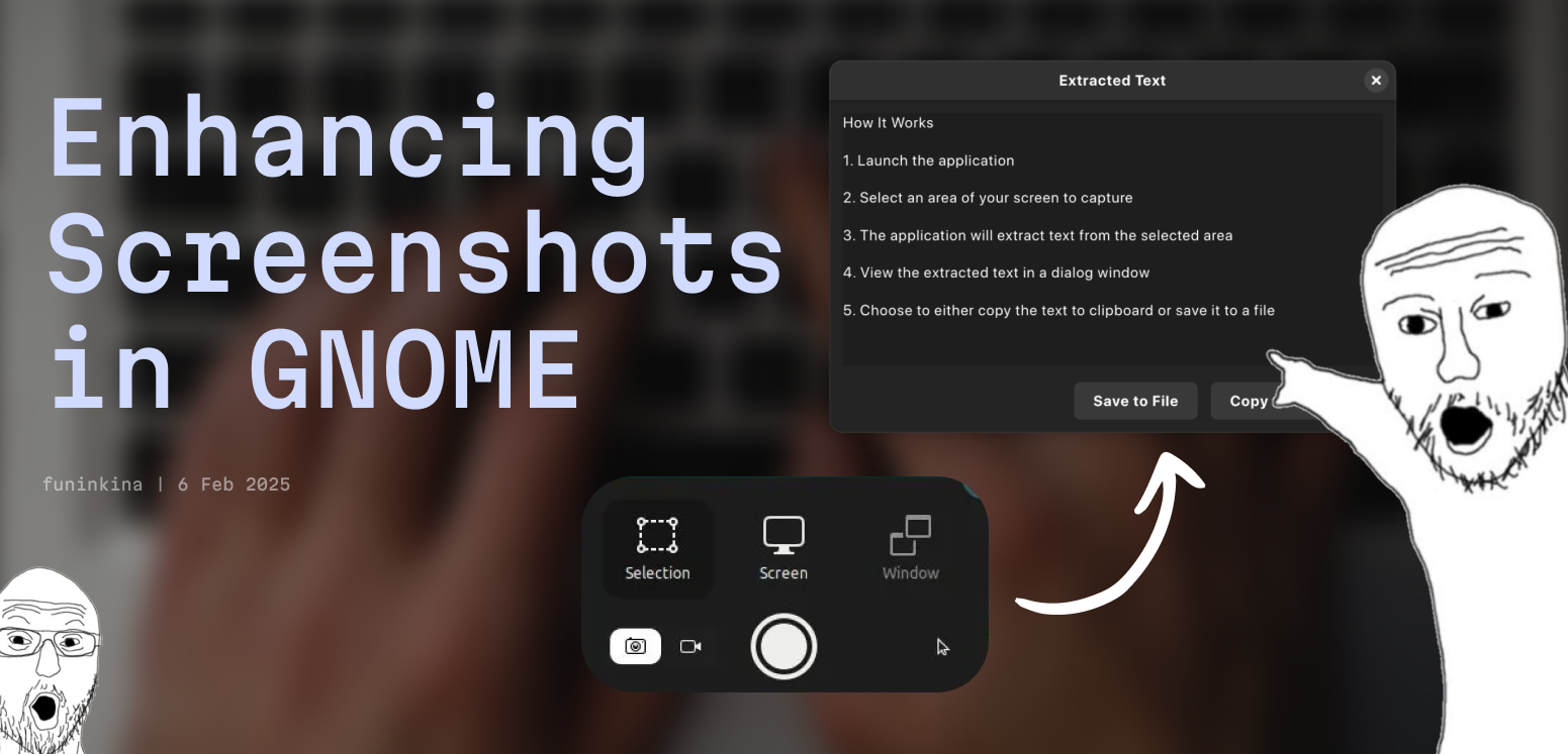 Enhancing Screenshots in GNOME with OCR